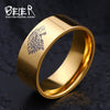 Stainless Steel ring Game of Thrones ice wolf House Stark