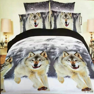 Happy Wolf Bedding Set