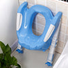 Baby Toilet Trainer Safety Seat Chair Step with Adjustable Ladder