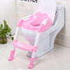 Baby Toilet Trainer Safety Seat Chair Step with Adjustable Ladder