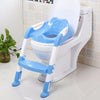 Baby Toilet Trainer Safety Seat Chair Step with Adjustable Ladder