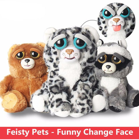 FEISTY FUNNY EXPRESSION PETS PLUSH TOY
